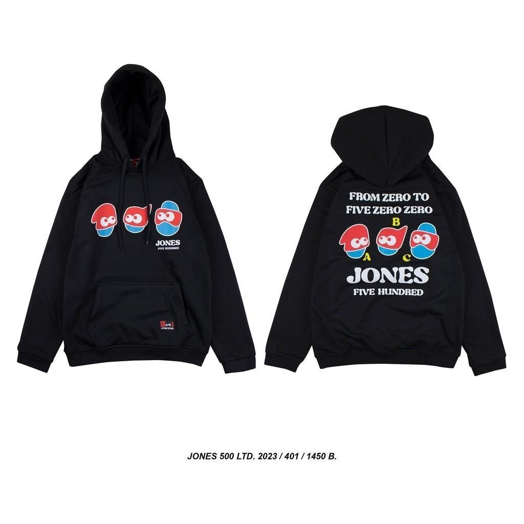 เสื้อคลุมแขนยาว Hoodie Hooded Unisex HOODIE JONE500 COLLECTION รุ่นใหม่ล่าสุดฤดูร้อนผ้าฝ้ายแท้