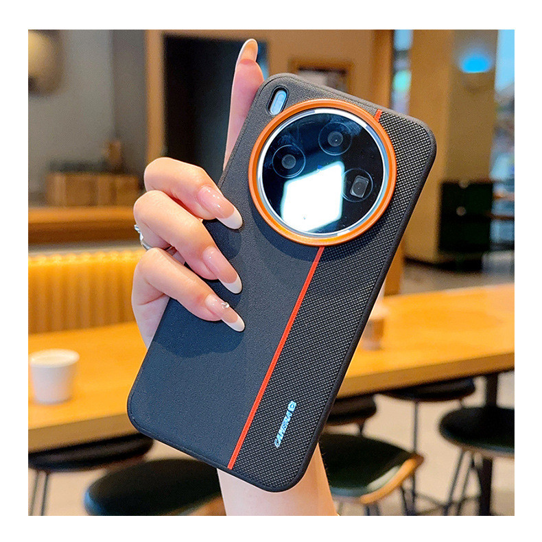 เลนส์โลหะ Ring & ปุ่ม Tri สี Splicing หนังสําหรับ Vivo X300 Pro X200 Ultra X200S Pro Mini IQOO15 ฝาครอบโทรศัพท์ ราคา ถูกที่สุด ดีลบีเคเค แกลเลอรีภาพที่ 8