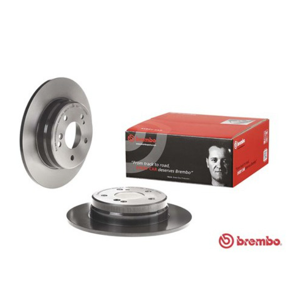 จานเบรคหลัง BENZ 124 C124 W124 1985-1993 E-CLASS W124 A124 C124 S124 1993-1998 278MM BREMBO /ชิ้น