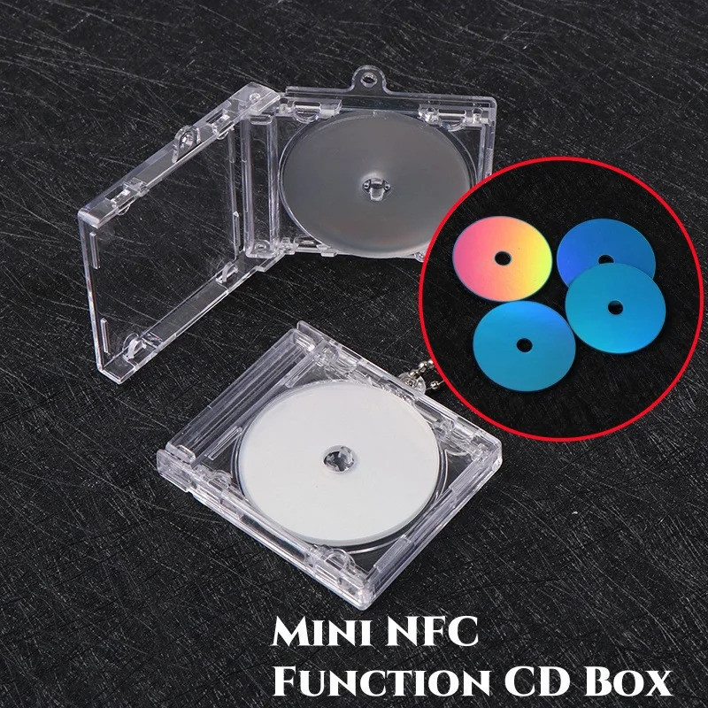 1PC NFC Functional CD Disc Key Chain Mini CD พวงกุญแจอุปกรณ์ต่อพ่วงของที่ระลึกอัลบั้ม Key สําหรับ DI