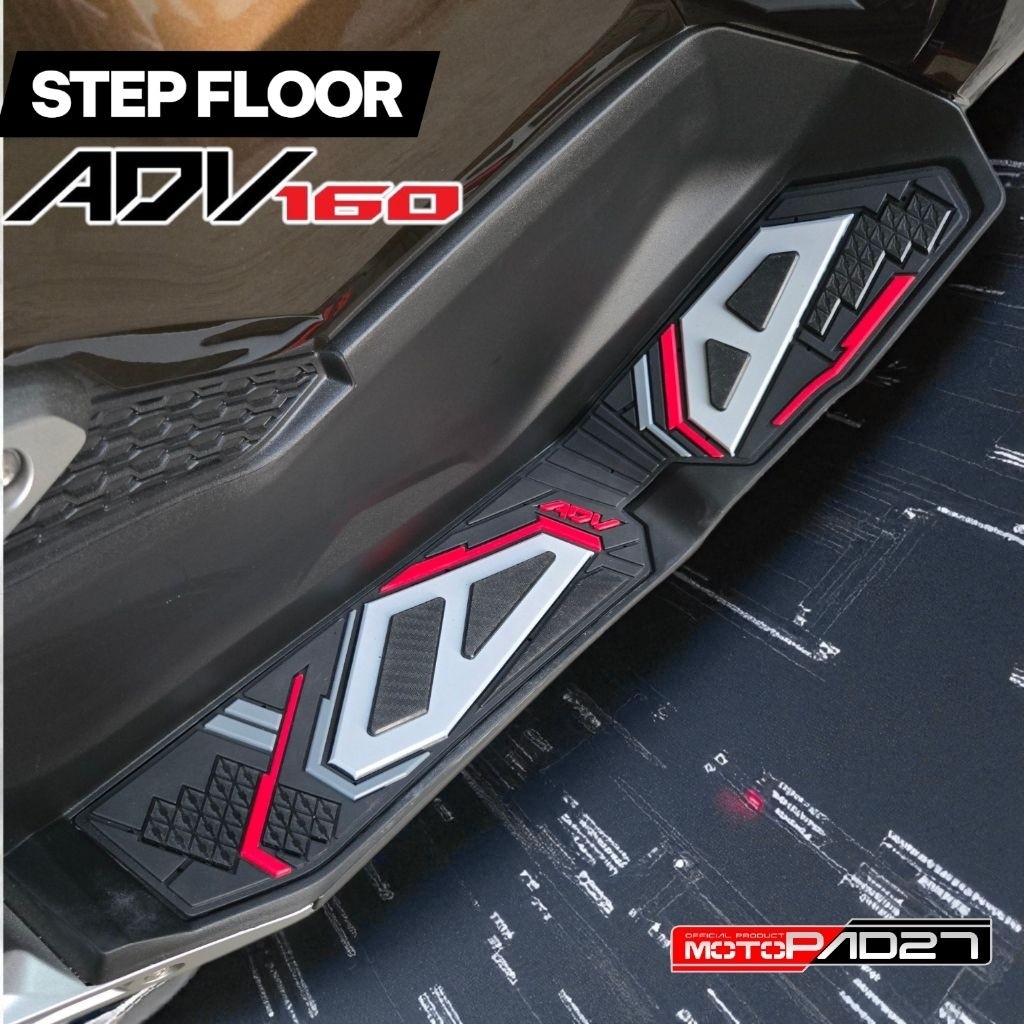 Motopad27 พื้นขั้นบันไดยางพรีเมี่ยม Adv160 พรม Adv160