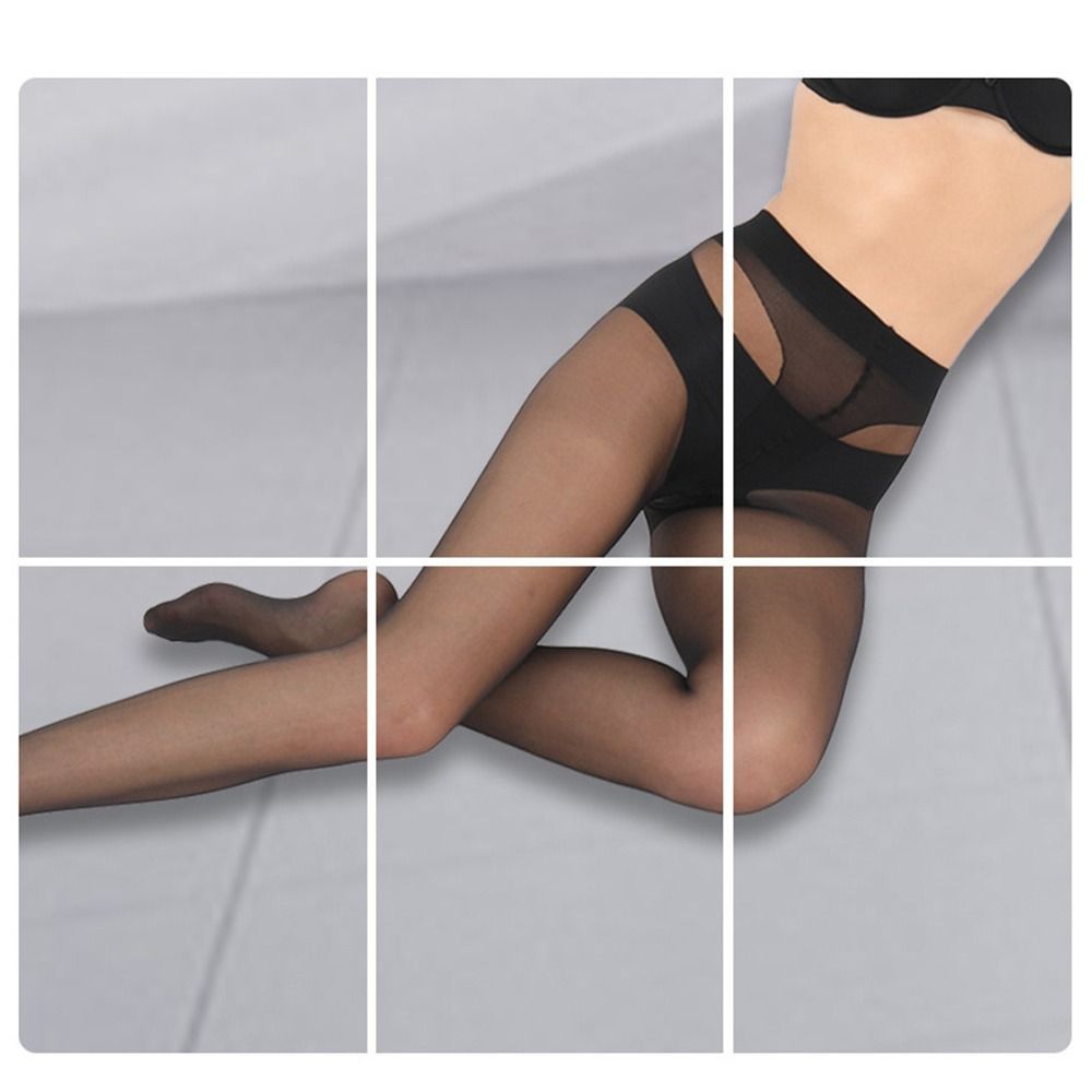 ถุงน่องสูง Peninon เลกกิ้งไม่สมมาตรสำหรับ 여성 สไตล์แฟชั่นเส้นแนวตั้ง - รูปที่ 4