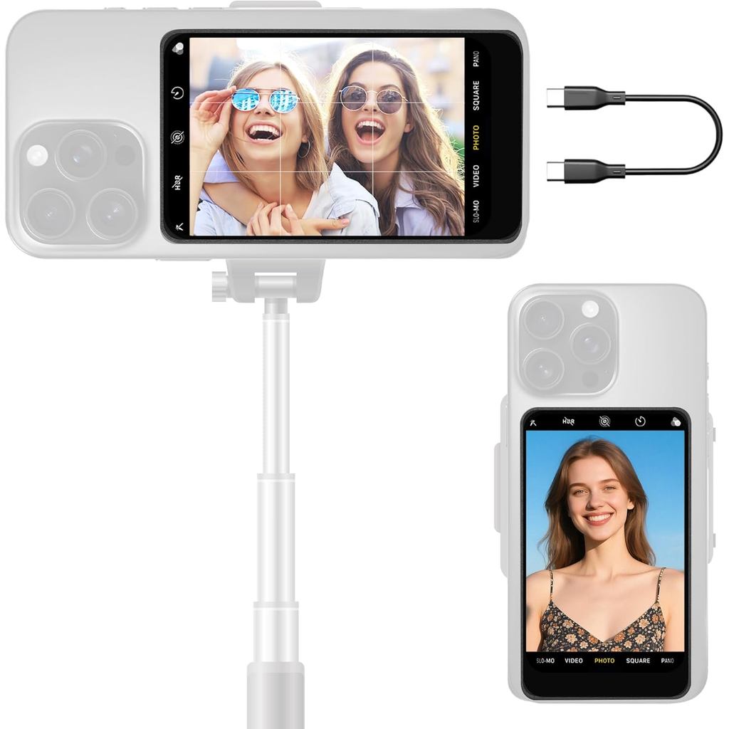 SYNCO XView M4 Vlog Selfie Monitor หน้าจอ, 40ms Latency ต่ํา, Strong Magnetic Mount, P2P Tech No WiF