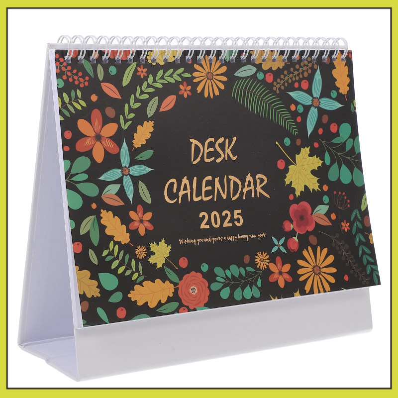 ปฏิทินตั้งโต๊ะยืนเดสก์ท็อปปฏิทินเกลียววิชาการ Calander 23.00X19.00X8.00CM yijungpi