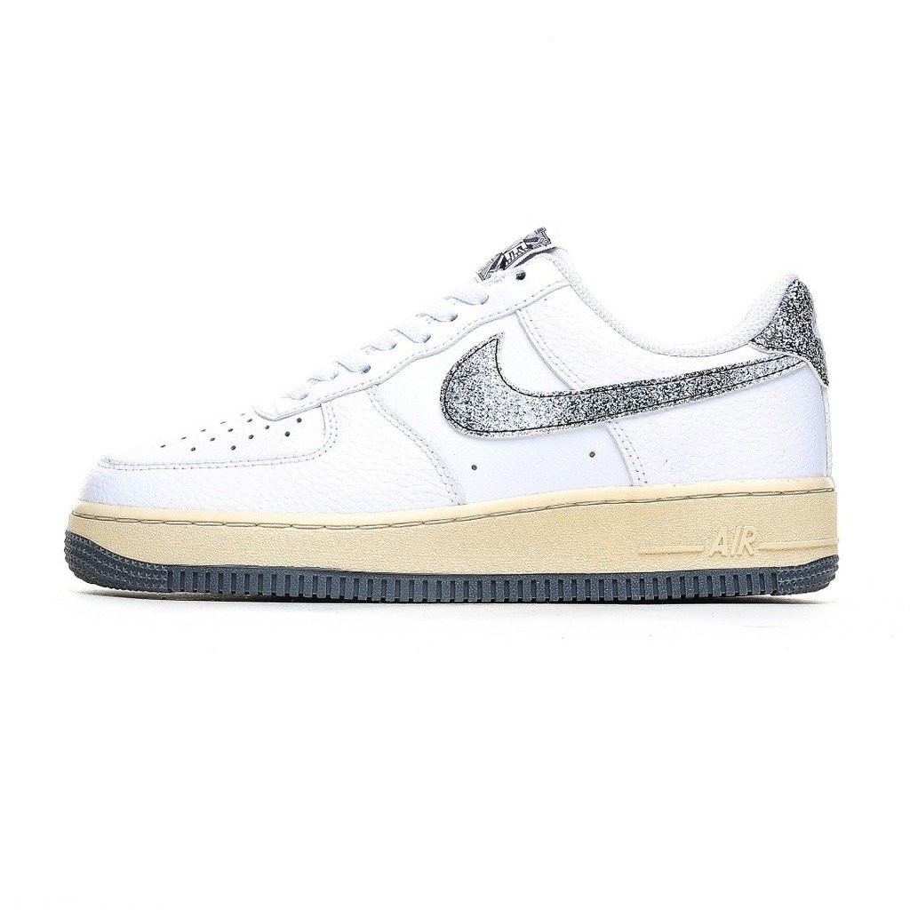 พร้อมสต็อก Cool Pad Explosion _ Air _ Force 1 Low Top 07 {Gradient White Black} รองเท้าผ้าใบลําลอง L
