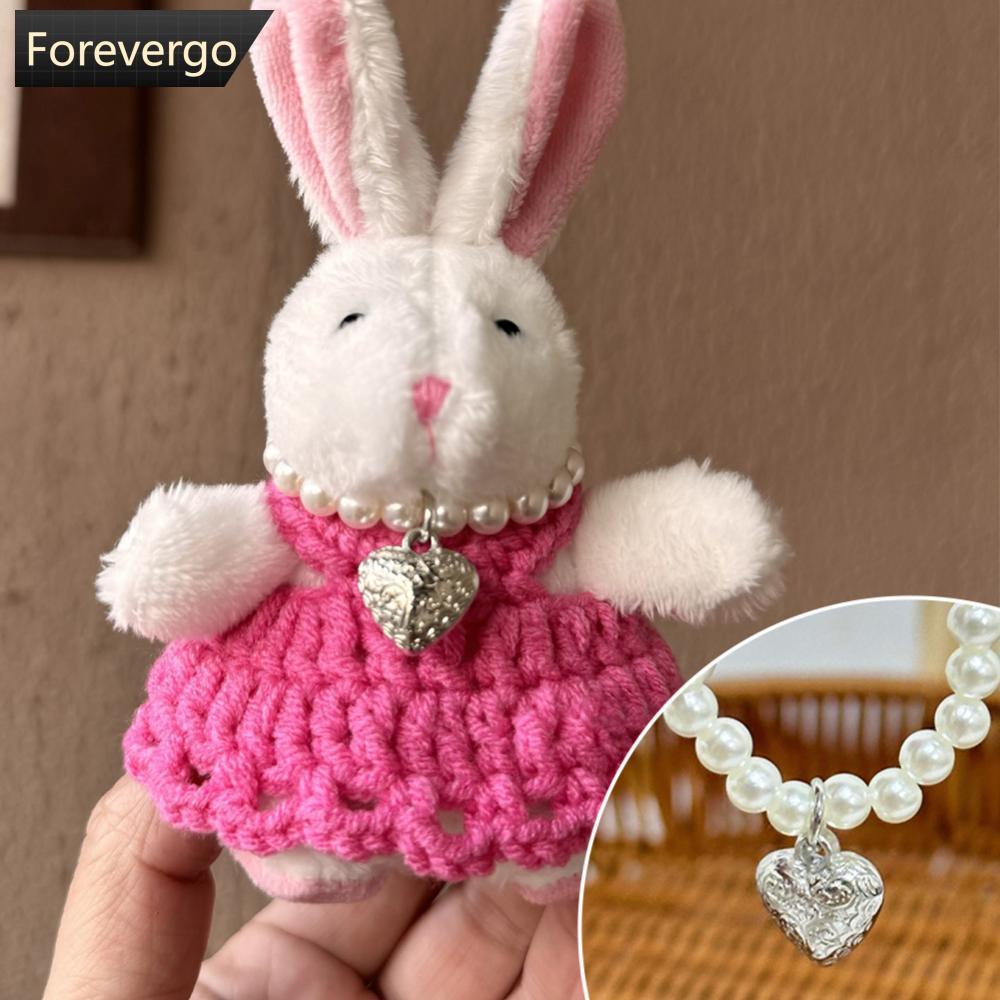 FVG การ์ตูนน่ารักตุ๊กตาตุ๊กตาสร้อยคอรักจี้มุกโซ่ที่ละเอียดอ่อนอุปกรณ์ตกแต่งสําหรับ 13 ซม.Master Dog 