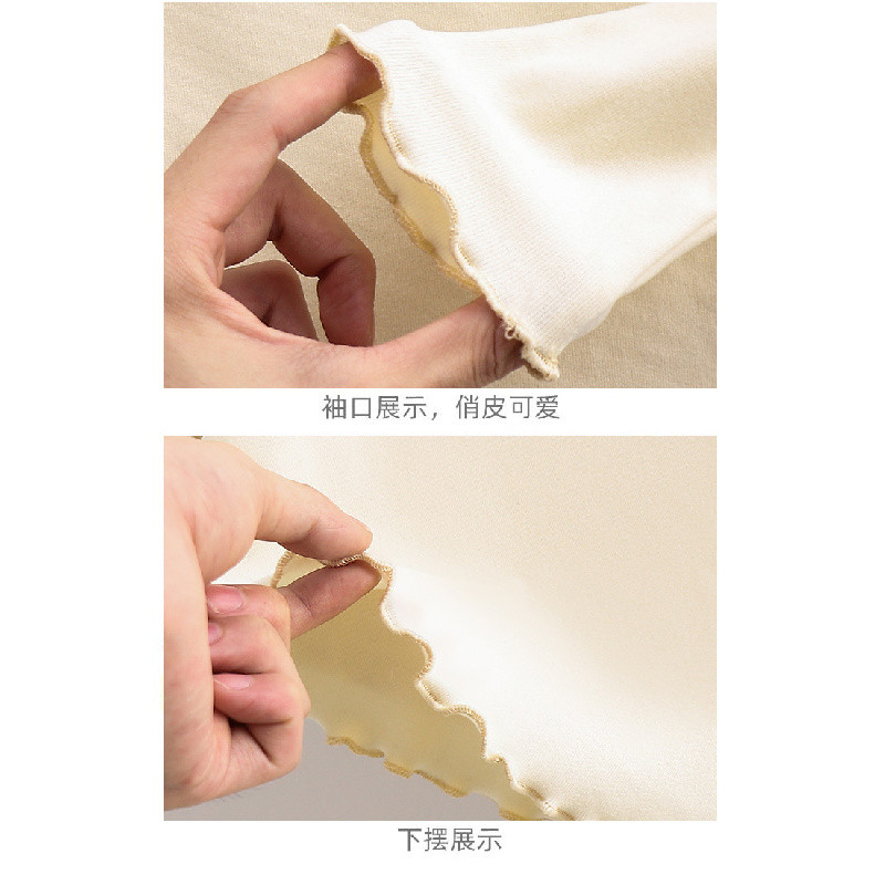 80-150【พร้อมส่ง】เสื้อซับในเด็กผู้หญิงแขนยาวสีเรียบ แฟชั่นเอนกประสงค์ สำหรับเด็กวัยเรียนในหน้าหนาว - รูปที่ 7