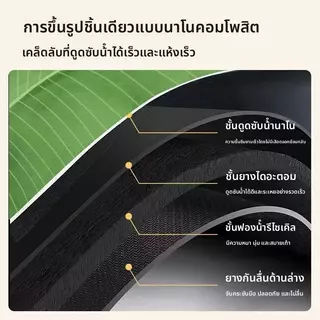 ส่งจากกรุงเทพฯ | พรมเช็ดเท้า พรมไดอะตอม กันลื่น ซับน้ำไว แห้งเร็ว พรมห้องน้ำ พรมห้องครัว ลดกลิ่นอับ ทำความสะอาดง่าย
