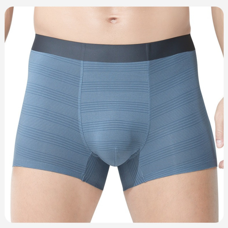 ผู้ชายต้านเชื้อแบคทีเรียชุดชั้นในชายฤดูร้อนบางสไตล์เซ็กซี่กางเกงนักมวยผู้ชายกีฬาสบายระบายอากาศ7002 - รูปที่ 7