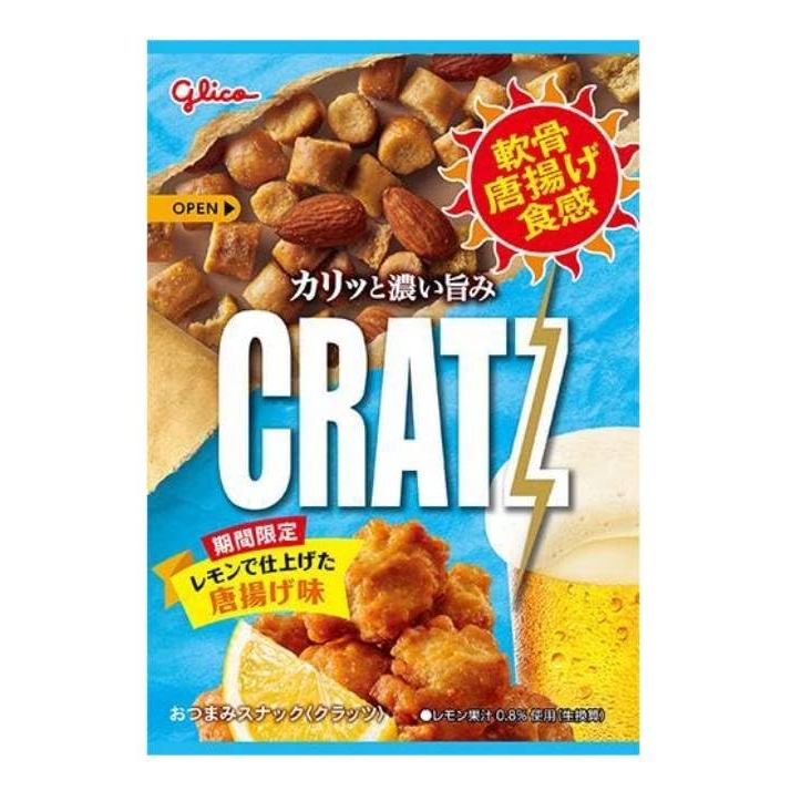 Ezaki Glico Kratz (Fried Chicken Flavored with Lemon) 33g x 12 bags