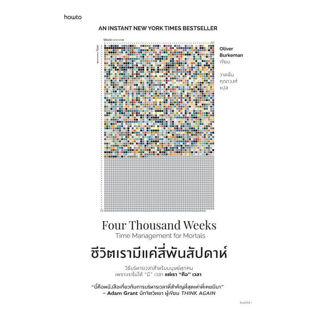 นายอินทร์ หนังสือ ชีวิตเรามีแค่สี่พันสัปดาห์