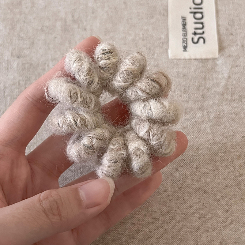 ผ้าขนสัตว์สำหรับสายโทรศัพท์ ห่วงผม และหางม้า - รูปที่ 6