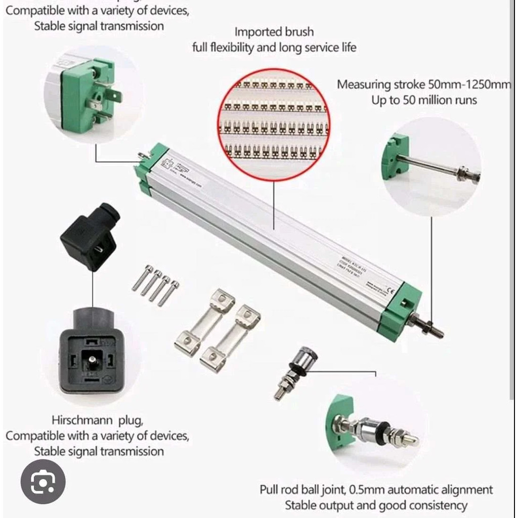 ของแท้ใหม่ Gefran linear ตําแหน่งเซ็นเซอร์ LT-M-0550 เพื่อแทนที่ LTC-M-0550,5K ohms sensor gefran li