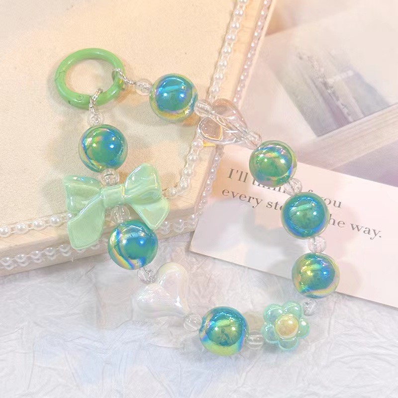 ห่วงโซ่โทรศัพท์มือถือ เคสโทรศัพท์ จี้ กระเป๋าเดินทาง เสน่ห์ พวงกุญแจ จี้ลูกปัดอะครีลิค พวงกุญแจน่ารัก - รูปที่ 5