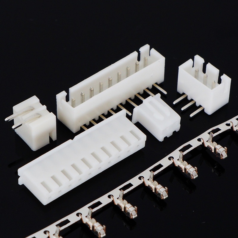 10 ชุด JST XH2.54 2/3/4/5Pin Terminals เปลือกพลาสติกชายปลั๊ก + หญิงซ็อกเก็ตสายไฟ XH 2.54 2P 3P 4P 5P 6P 8P 10P 12P