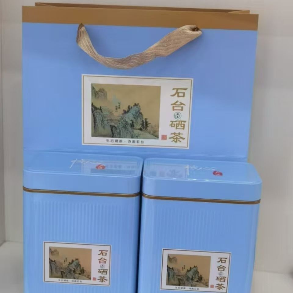 2025 ชาใหม่ Anhui Chizhou Stone ชาซีลีเนียม Anhui Niu Jiang ชาป่า Dashan Village ชาซีลีเนียมภูเขา An