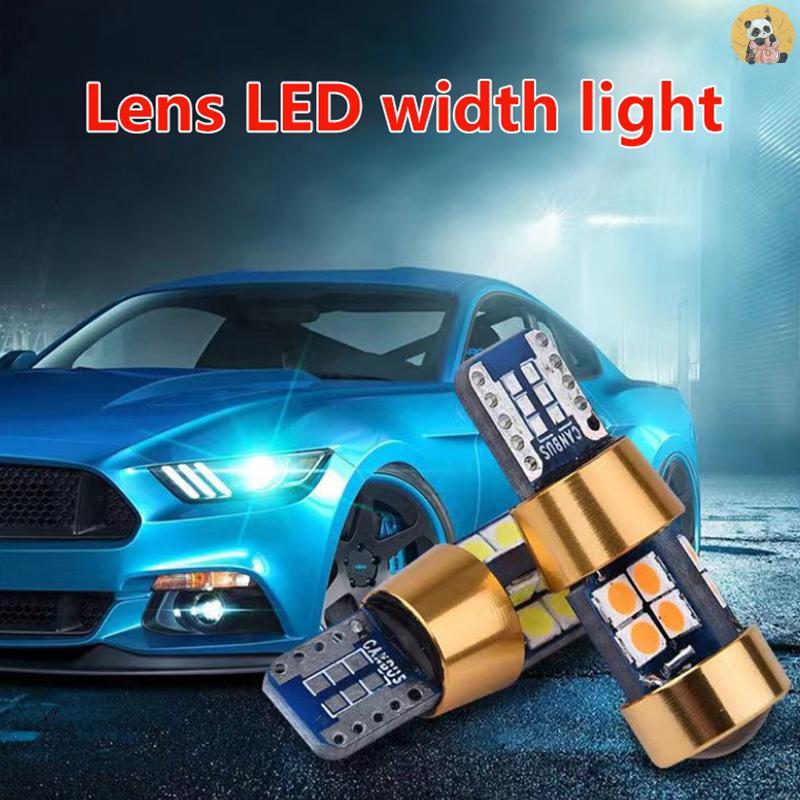 [CO] รถ T10 12V ไฟ LED สัญญาณ Amber Light ตําแหน่งที่จอดรถไฟเมือง T10 168 194 2825 W5W 19SMD หลอดไฟ 