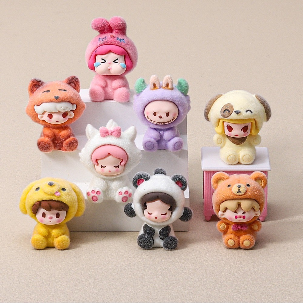 ใหม่ Luminous Bubble สัตว์แผงลอยผลิตภัณฑ์ขนาดเล็ก Influencer น่ารักเม็ด diy เรซิ่นเครื่องประดับอุปกรณ์เสริมเครื่องประดับรถ ins