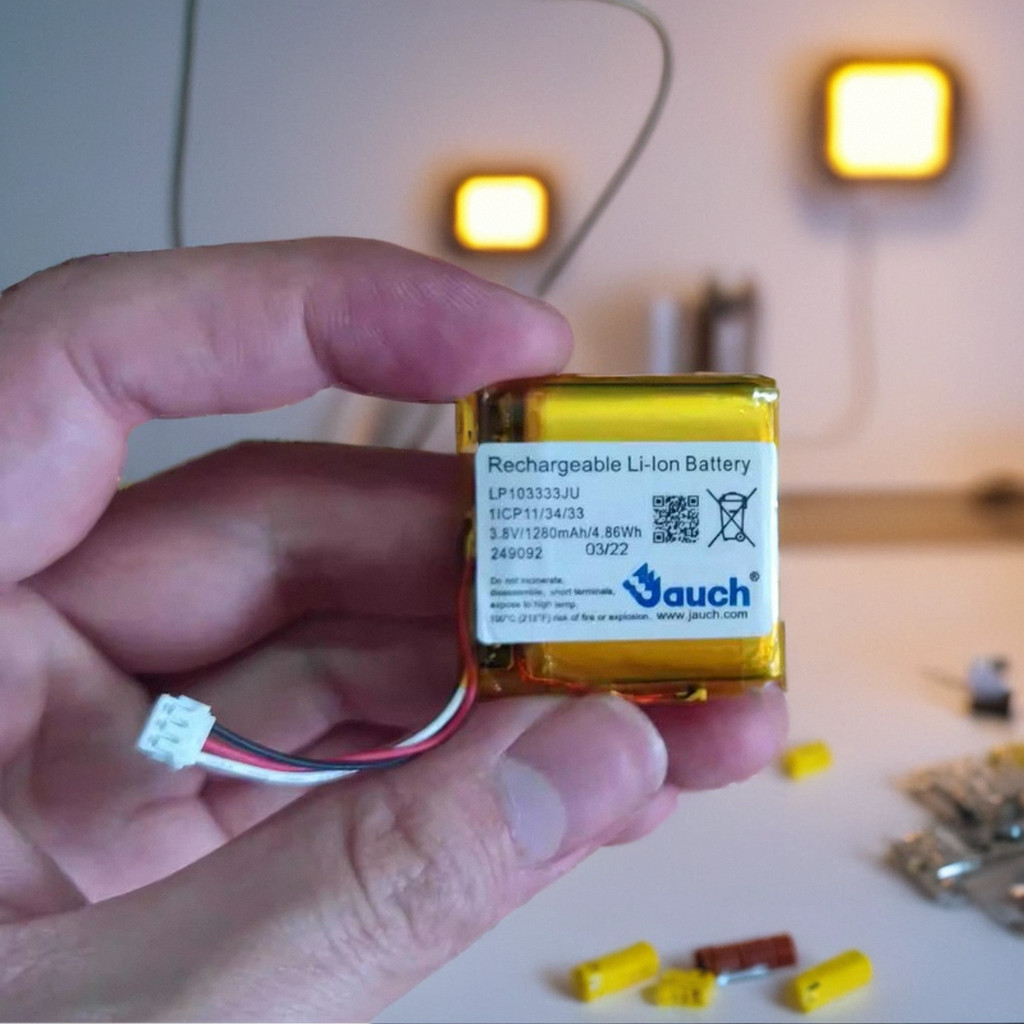 เหมาะสําหรับ Depeng Fish Finder รุ่นที่สอง DEEPER CHIRP Fish Finder แบตเตอรี่ลิเธียม 3.8V 1280mAh