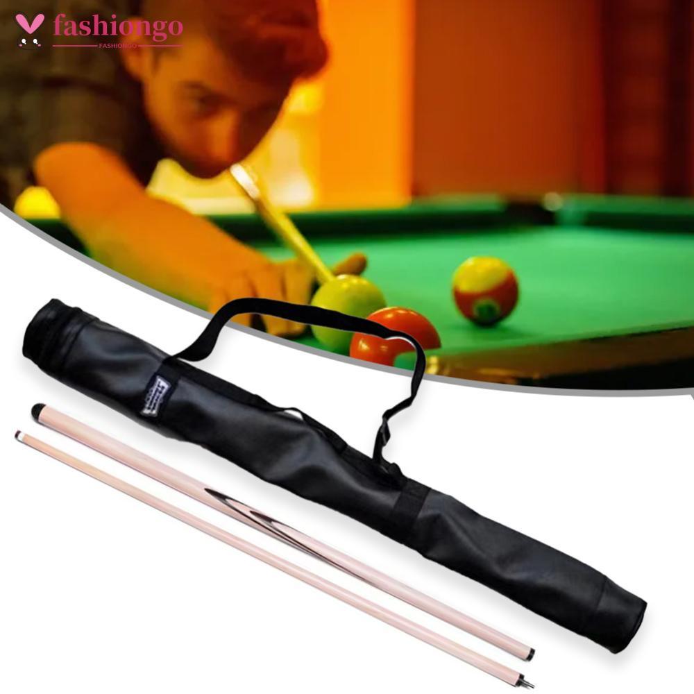 FASHIONGO 1PC 70-8 ซม.บิลเลียด Cue Stick กระเป๋าหนังสําหรับ 1/2 หรือเด็กสระว่ายน้ํา Cue ซิปเบสบอลค้า