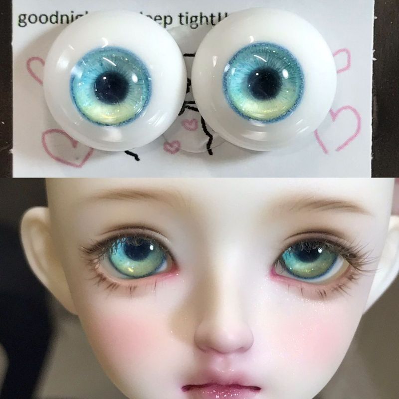 [แค่ลูกตา, ตุ๊กตาฟรี] bjd Cheese Sea Salt Plaster Resin Eye 14/7mm