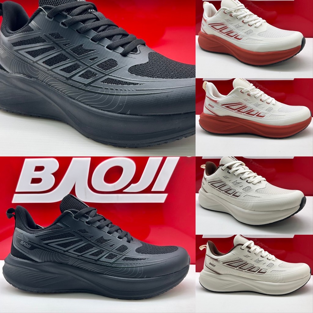 [New11/2025] [รองเท้าวิ่ง] BAOJI บาโอจิ รองเท้าผ้าใบผู้ชาย bjm949