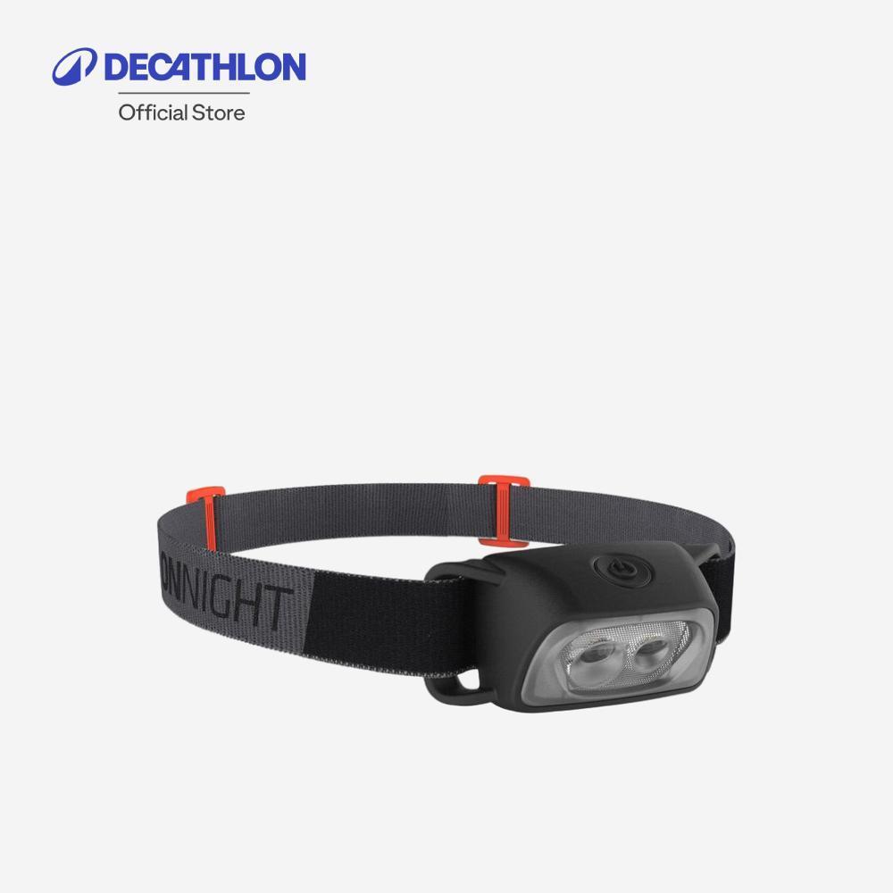 Decathlon 80 Lumen Battery-Operated Head Lamp ไฟฉายคาดศีรษะใช้พลังงานจากแบตเตอรี่ รุ่น Onnight 100 - Black