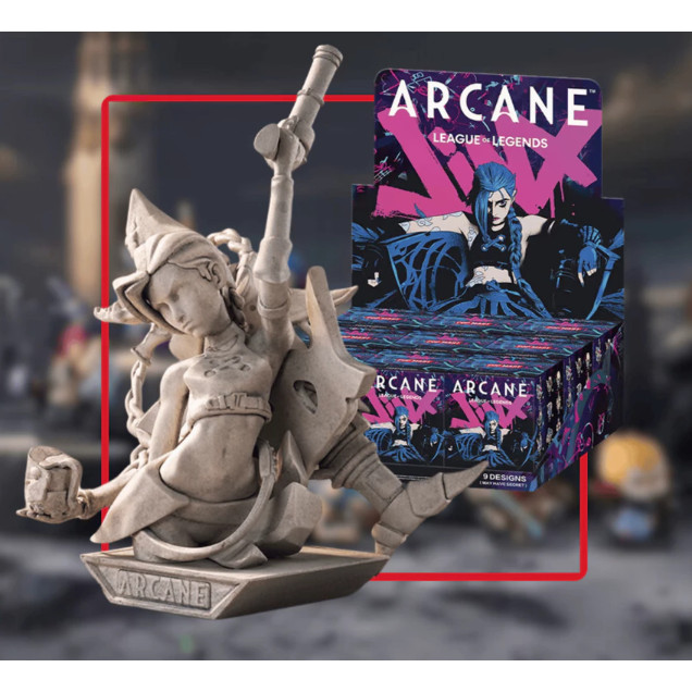 [ของแท้] POPMART League of Legends Arcane Series Figures Secret Whole Set Doll