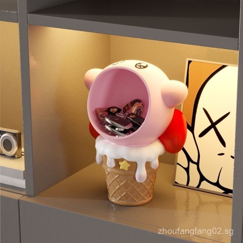 Kirby Entryway Key Storage ถาด Organizer เครื่องประดับตกแต่งบ้าน J3BZ