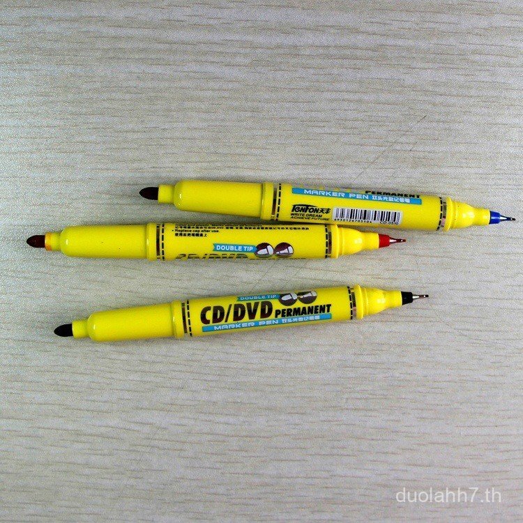 ขายส่ง 0510 CD Marker CD Marker Double-Headed Marker การเขียนไม่ซีดจาง 12 ชิ้น/กล่อง