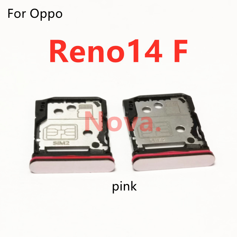 ถาดซิมการ์ดสําหรับOppo Reno14 F Reno 14F Nano SIMผู้ถือสล็อตอะไหล่ซ่อม