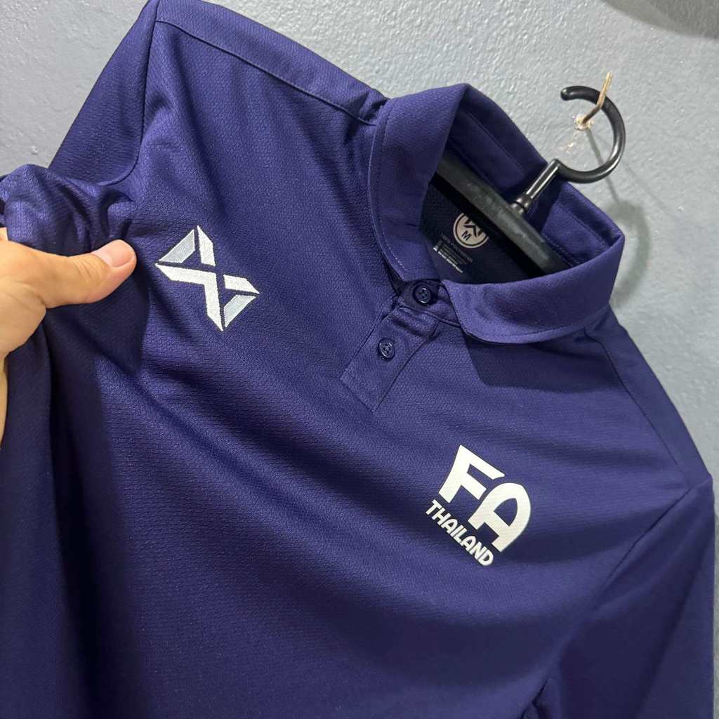 เสื้อโปโลแขนสั้น พร้อมโลโก้ฟรีสำหรับ FA Thailand