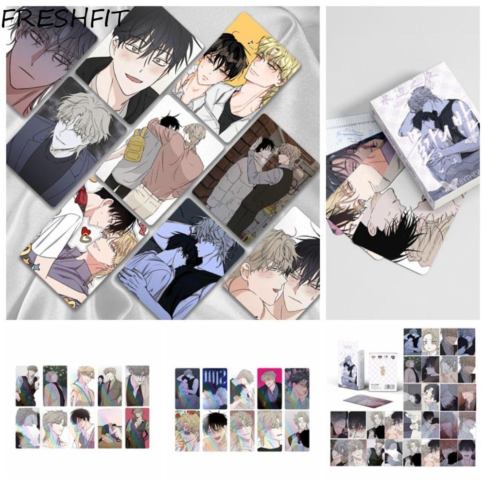 FRESHFIT 10/55 ชิ้น Night โดย Sea โปสการ์ด, กระดาษ Night โดย Sea Yeo TaeJu Kim EuiHyun การ์ด Lomo, อ