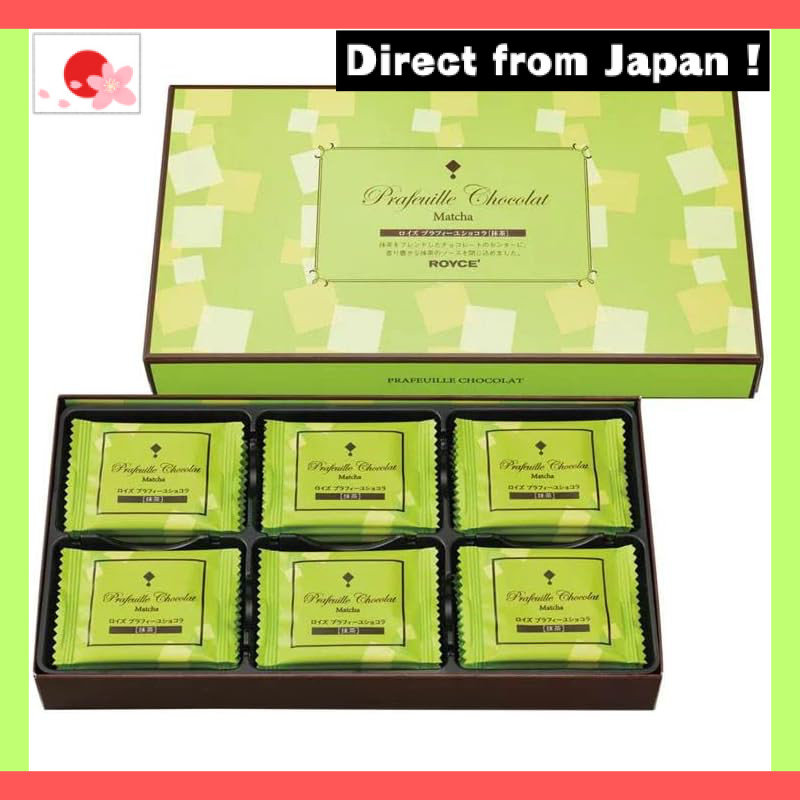 【Japan Original】
ROYCE' Praline Chocolates Matcha, 30 pieces