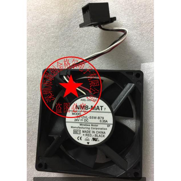 [Radiator] 3612VL-S5W-B79 A90L-0001-0577 24V 0.35A พัดลม FANUC ของแท้