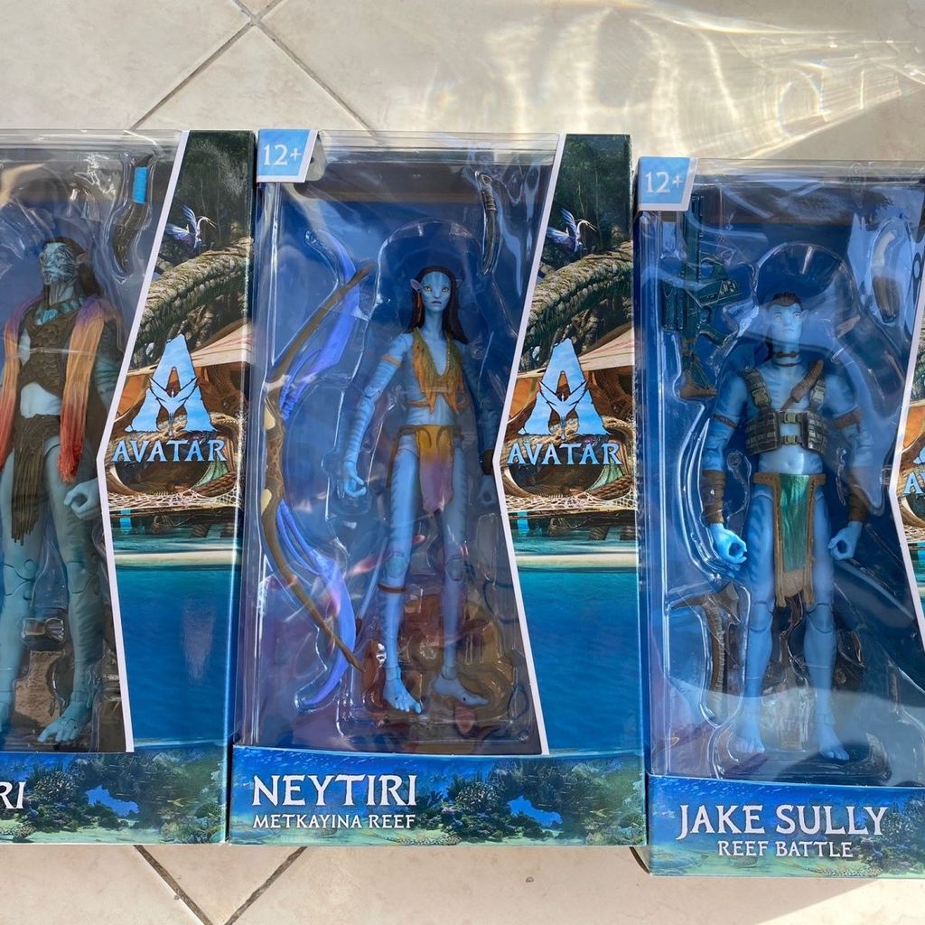 [Avatar 2 เวอร์ชันของแท้] McFarlaneand Avatar 2 Way of Water Action Figure ของเล่นโมเดลสินค้า