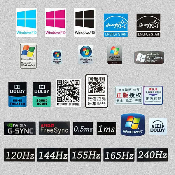 [สติ๊กเกอร์ 2026] สติ๊กเกอร์คอมพิวเตอร์ โทรศัพท์มือถือ โปรเซสเซอร์โน้ตบุ๊ก ประสิทธิภาพ Intel cpu Inv