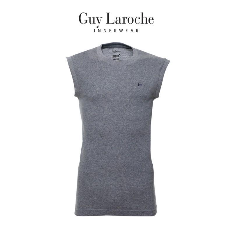 Guy Laroche เสื้อแขนกุดคอกลมสีเทา USA Cotton 100% รุ่น (JVR2423R6GY)