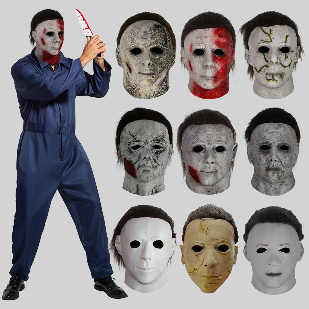 หน้ากากแฟนซี หน้ากากวันสงกรานต์ Mike Meier Meier Series Headgear Masquerade Party Miles หน้ากากสยองข