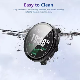 PC กระจกนิรภัยคลุมทั้งหมดสําหรับ Suunto Race 2 ป้องกันหน้าจอสําหรับ SUUNTO RACE 2 PC กรณีกันชน