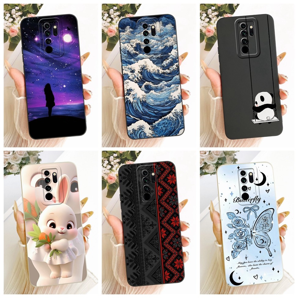ฝาครอบสําหรับ Redmi Note 8 Pro ปลอกซิลิโคนแฟชั่นหรูหรา Kawaii น่ารักทาสีเคสโทรศัพท์ 2015105 M1906G7I