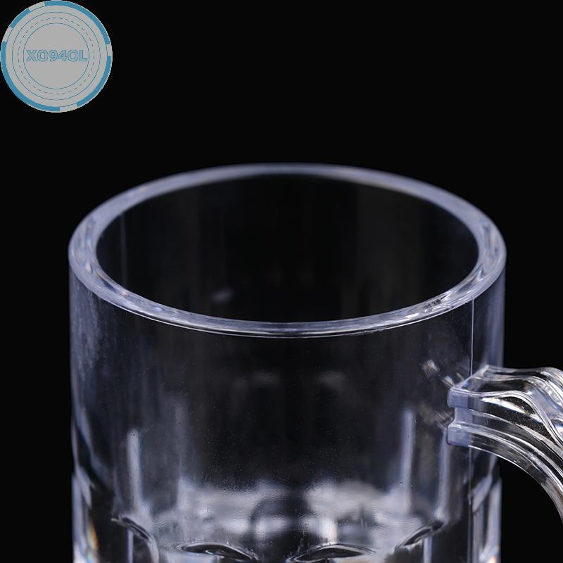 Xo94ol 1PC 2oz ถ้วยเบียร์ขนาดเล็กจับพลาสติก Whisky สําหรับ Party แก้ว Barware ห้องครัวรับประทานอาหาร