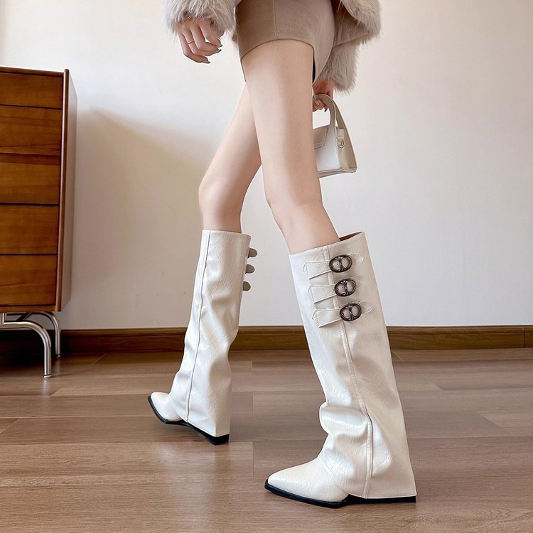 ฤดูใบไม้ร่วงฤดูหนาวรูปแบบใหม่ย้อนยุคชี้นิ้วเท้าแขนรองเท้าทุกวันสบายๆกลางแจ้งสวมใส่กันลื่นทนต่อการสึกหรอโรงงานขายส่งราคา - รูปที่ 7