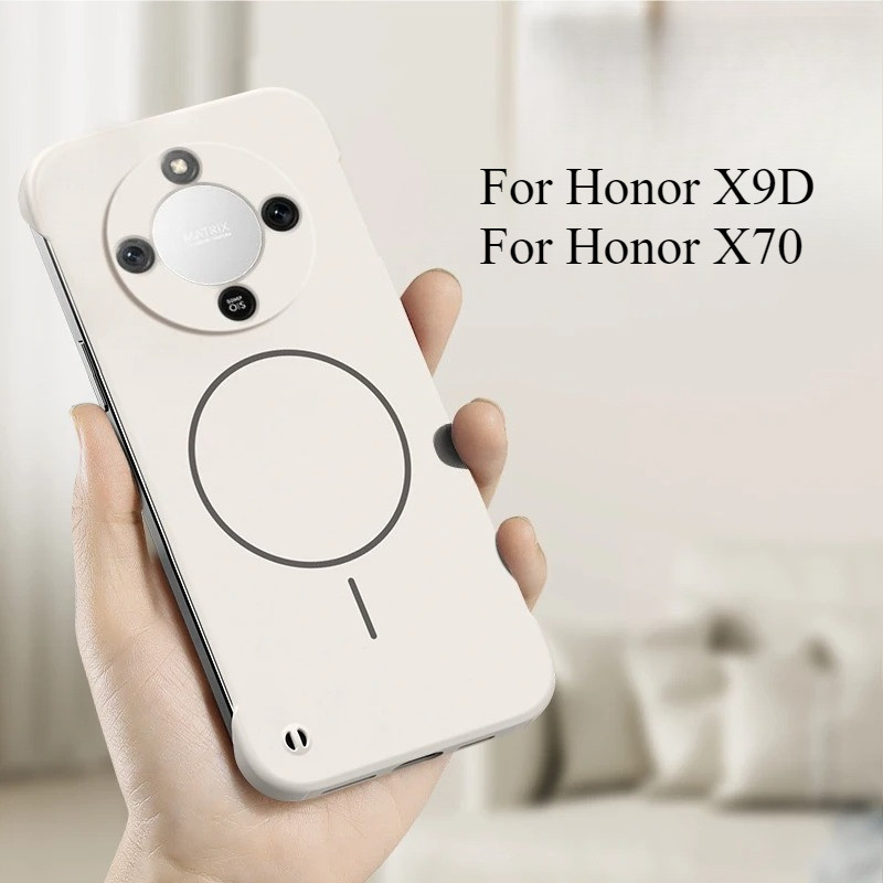 สําหรับ Honor X9D Bezel-less เคสโทรศัพท์กันกระแทกสําหรับ Honor X70 Ultra Thin Frameless Hard PC ฝาคร