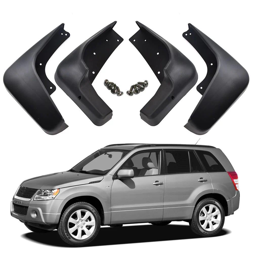 4 Mud Flaps สําหรับ Suzuki Grand Vitara Nomade Escudo SZ 2006 - 2015 Splash Guards ด้านหน้าด้านหลัง 