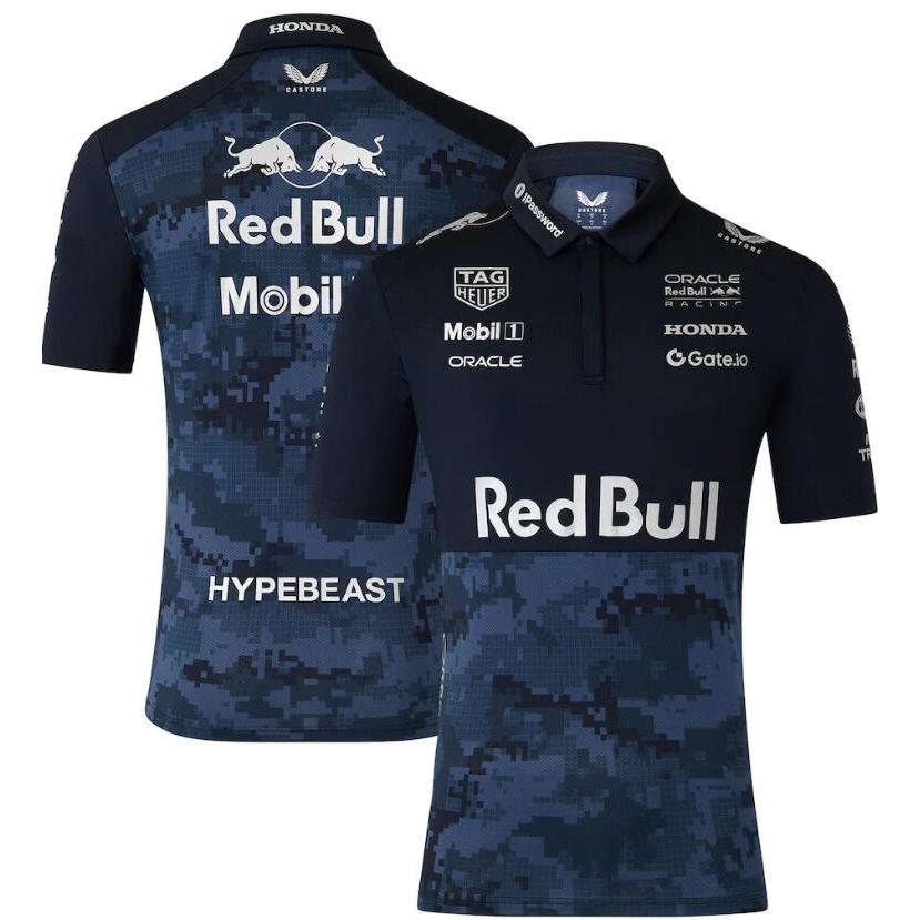 2025-2026 ใหม่ล่าสุด F1 Racing Jersey Oracle Red Bull Racing F1 เสื้อโปโลทีม