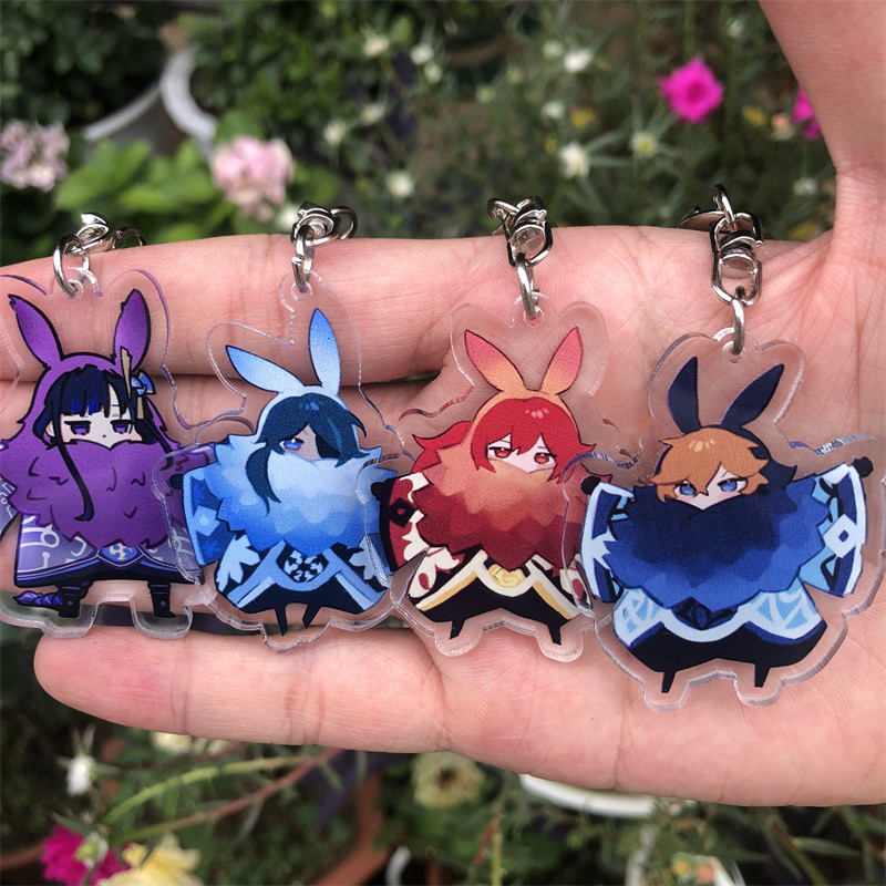 อะนิเมะ Genshin Impact พวงกุญแจ Abyss Mage Beelzebul Kaya Tar