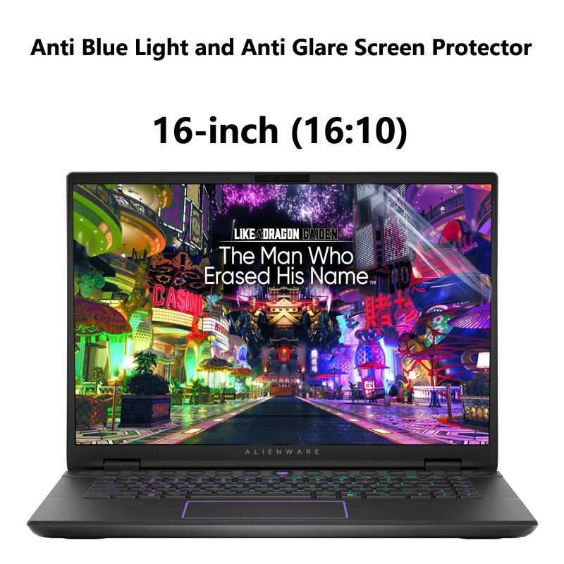 Anti Glare Blueray 16 นิ้วป้องกันหน้าจอสําหรับ Alienware M16 R1 2025/m16 R2 2025 แล็ปท็อปสําหรับเล่น