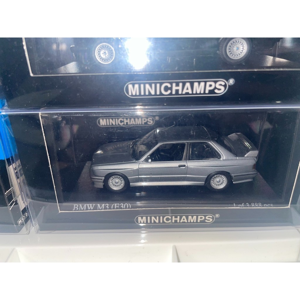 MINICHAMPS Mini Cut 43 Scale BMW BMW M3 (E30) สีเงิน