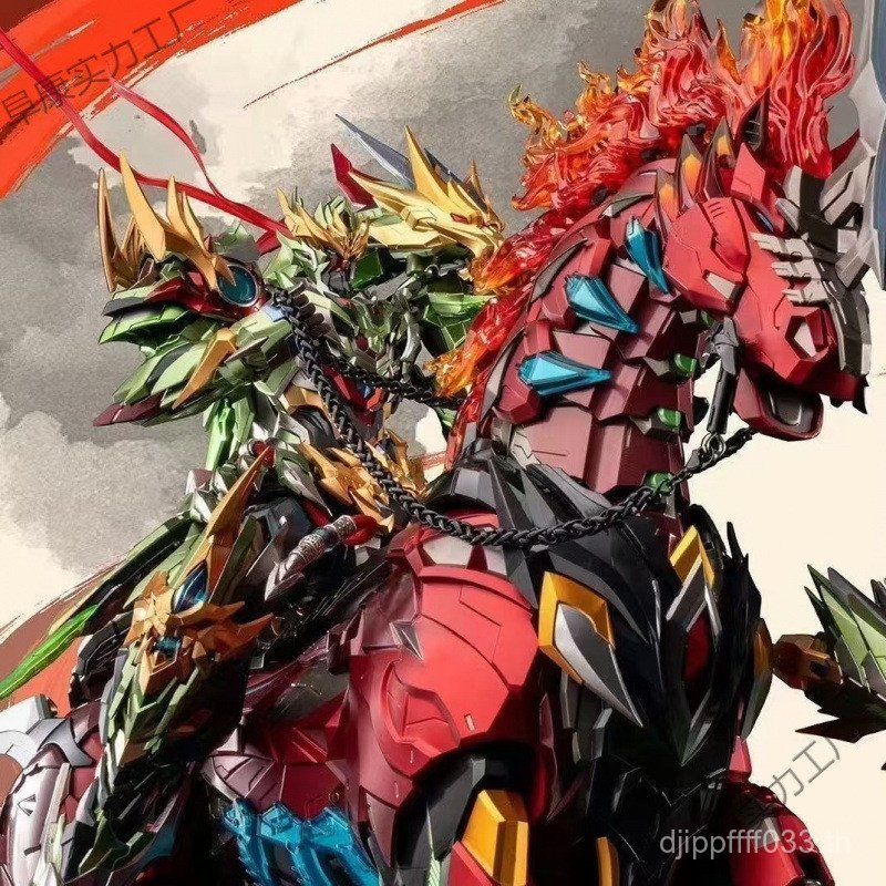 การเคลื่อนไหวของโมเดล Guan Yu] [Nuclear Cao Renmo Four Holy Beasts Sailing Ao Bing Gundam Lu Bu สุ่ม